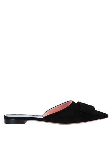ROCHAS Mules and clogs Black Soft Leather
