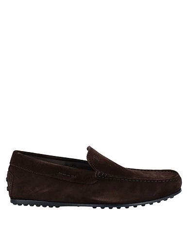 TOD'S Loafers Dark brown Leather