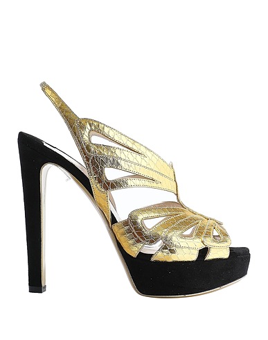 ERNESTO ESPOSITO Sandals Gold Soft Leather