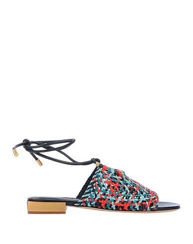 FERRAGAMO Sandals Sky blue Calfskin