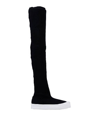GCDS Boots Black Textile fibres