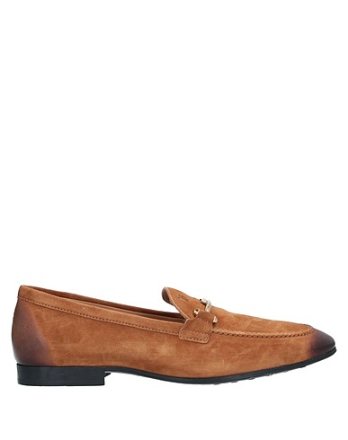 TOD'S Loafers Camel Leather
