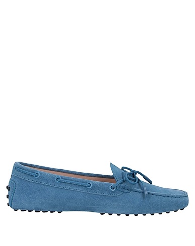 TOD'S Loafers Sky blue Soft Leather