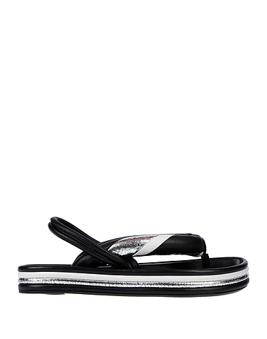 ISABEL MARANT Flip flops Black 100% Lambskin, Goat skin