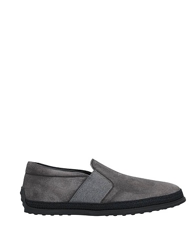 TOD'S Mocassino Grigio Pelle