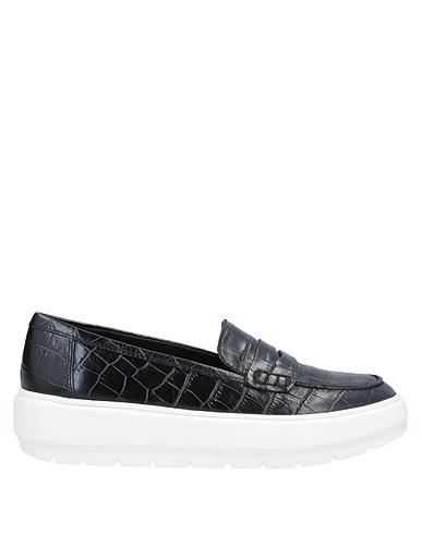 GEOX Loafers Black Leather