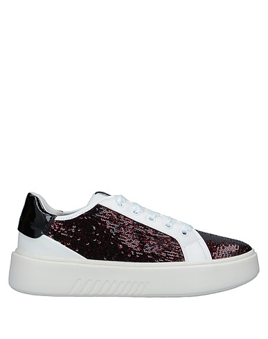 GEOX Sneakers Μπορντό Ίνες υφασμάτων, Καουτσούκ