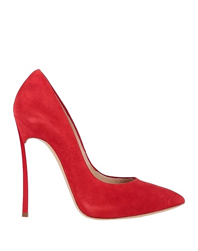 CASADEI Décolleté Rosso Pelle