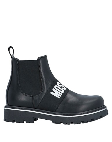 MOSCHINO Stivaletti Nero Pelle