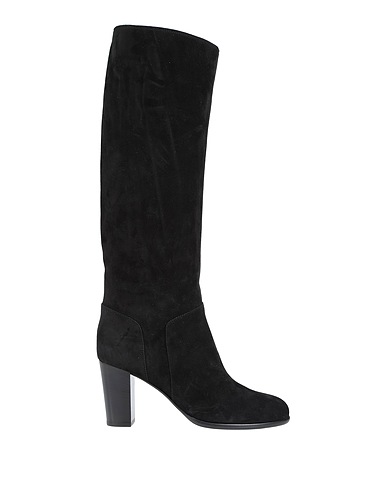 SERGIO ROSSI Boots Black Leather