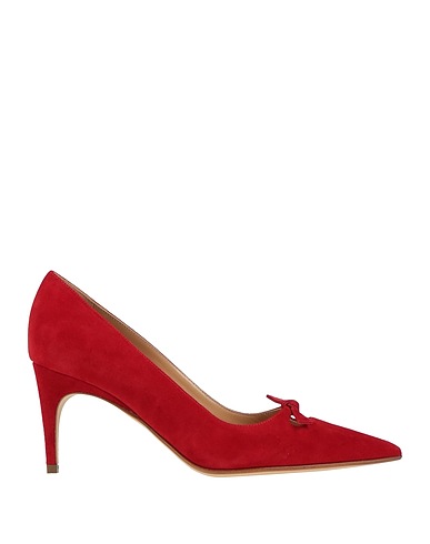 SERGIO ROSSI Court Tomato red Leather
