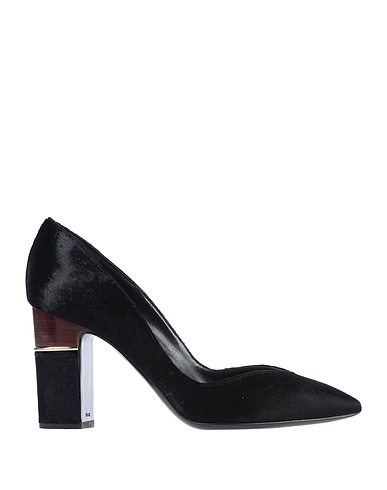 POLLINI Pump Black Polyamide, Textile fibers