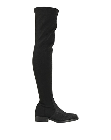 POLLINI Boots Black Textile fibres