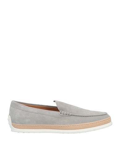 TOD'S Loafers Light grey Leather