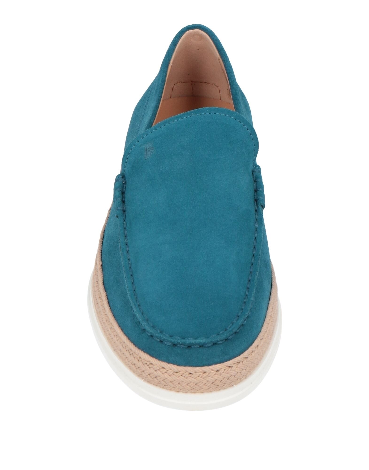 TOD'S シューズ | モカシン ターコイズブルー メンズ | YOOX