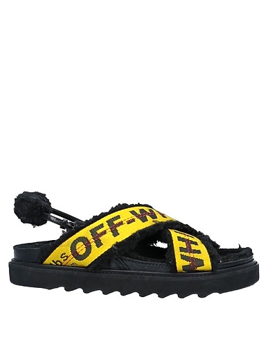 OFF-WHITE™ Sandals Black Textile fibres