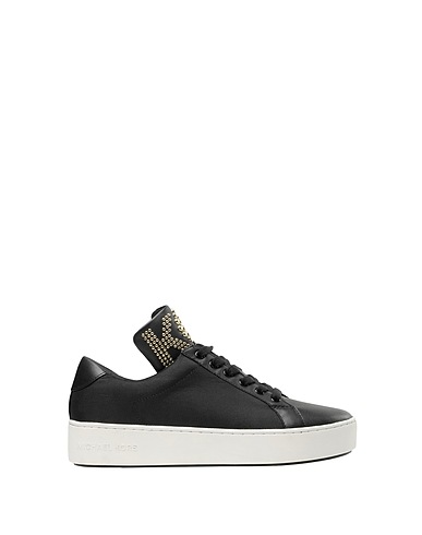 MICHAEL MICHAEL KORS Sneakers MINDY LACE UP
 Black 55% Soft Leather, 45% Cotton