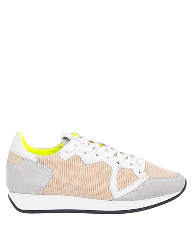 PHILIPPE MODEL Sneakers Rosa chiaro Pelle, Fibre tessili