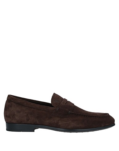 TOD'S Loafers Dark brown Leather