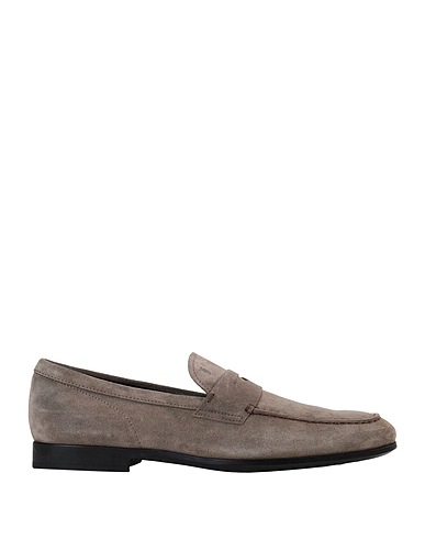 TOD'S Loafers Taupe Leather