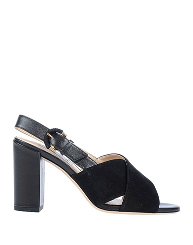 TOD'S Sandals Black Leather