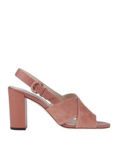 Shop Tod's Woman Sandals Antique Rose Size 7.5 Leather In Pink