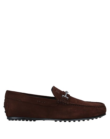 TOD'S 모카신 다크 브라운 가죽