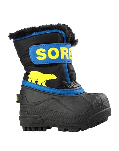 SOREL Scarpe CHILDRENS SNOW COMMANDER
 Nero Fibre tessili