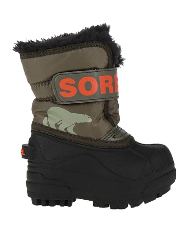 SOREL Scarpe CHILDRENS SNOW COMMANDER
 Verde militare Fibre tessili