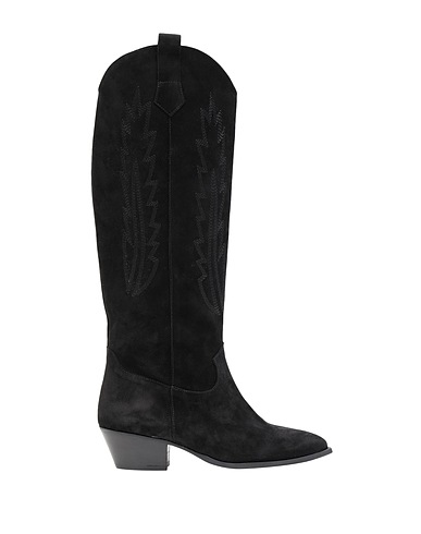 8 by YOOX Stivali Nero 100% Pelle di vitello