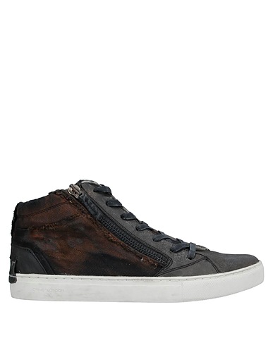 CRIME London Sneakers Moka Cuir, Fibres textiles