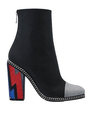 BALMAIN Ankle boot Charcoal Textile fibres