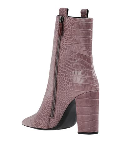 BRUNO PREMI BRUNO PREMI WOMAN ANKLE BOOTS MAUVE SIZE 7 BOVINE LEATHER 11765601NB 7