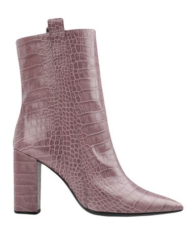 BRUNO PREMI BRUNO PREMI WOMAN ANKLE BOOTS MAUVE SIZE 7 BOVINE LEATHER 11765601NB 7