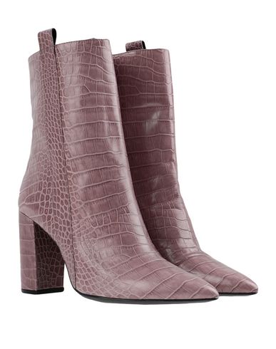 BRUNO PREMI BRUNO PREMI WOMAN ANKLE BOOTS MAUVE SIZE 7 BOVINE LEATHER 11765601NB 7