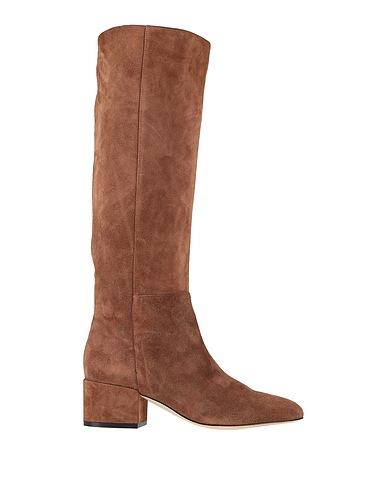 SERGIO ROSSI Stiefel Braun Leder
