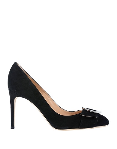 SERGIO ROSSI Pumps Schwarz Leder