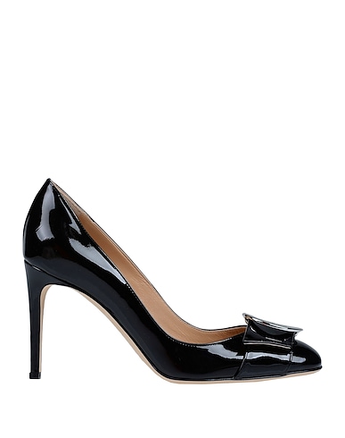 SERGIO ROSSI Pumps Schwarz Kalbsleder