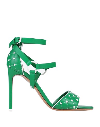 VALENTINO GARAVANI Sandals Green Leather