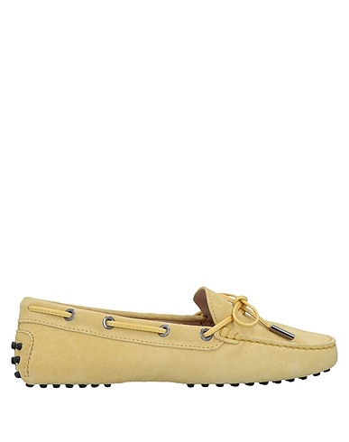 TOD'S Loafers Pastel yellow Leather