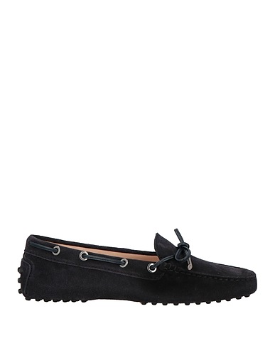 TOD'S Loafers Navy blue Leather