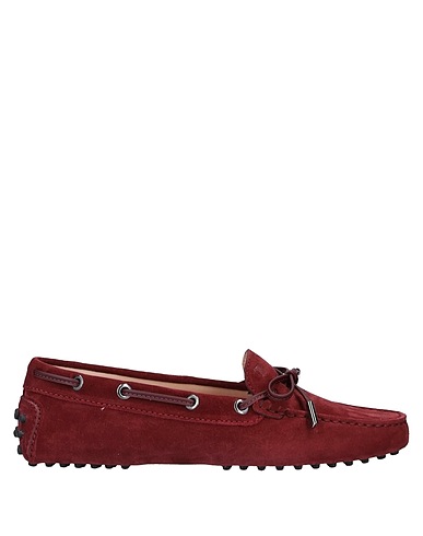 TOD'S Mokassins Purpur Leder