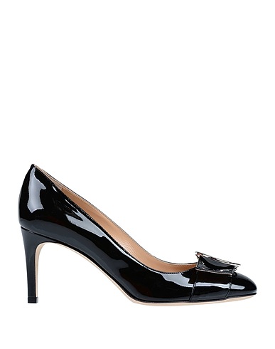 SERGIO ROSSI Court Black Calfskin