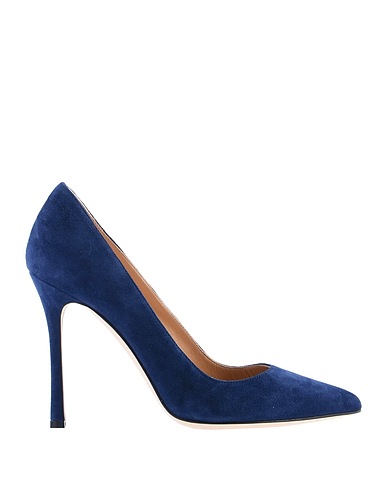 SERGIO ROSSI Pump Blue Leather