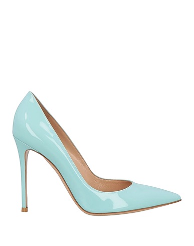 GIANVITO ROSSI Pump Sky blue Leather