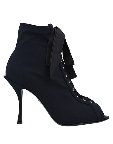 DOLCE&GABBANA Ankle boot Black 62% Polyamide, 31% Elastane, 7% Polyester