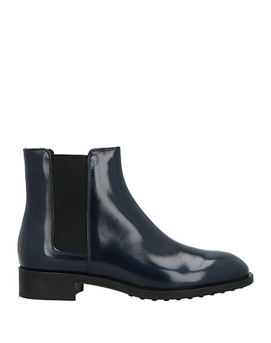 TOD'S Ankle boot Midnight blue Soft Leather