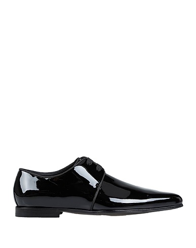 DOLCE&GABBANA Laced shoes Black Soft Leather