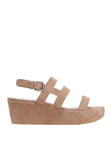 STUART WEITZMAN Sandals Camel Leather