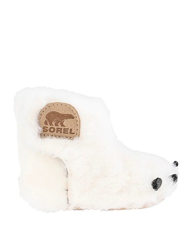 SOREL Scarpe neonato SOREL BEAR PAW SLIPPER Bianco Fibre tessili, Pelle